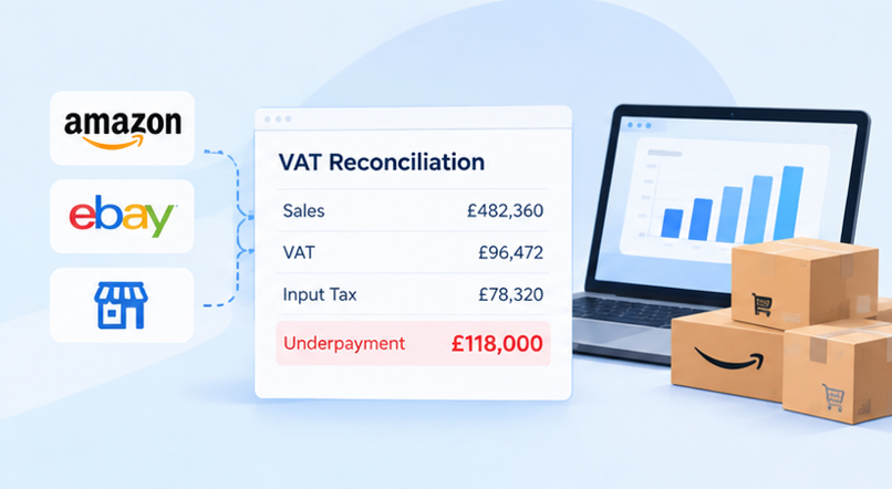 Ecommerce VAT compliance review for an Amazon and eBay business